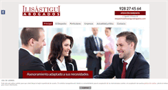 Desktop Screenshot of ilisastiguiabogados.com
